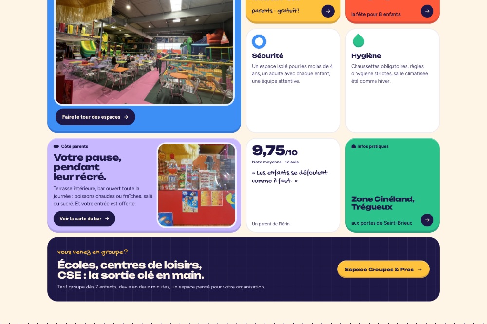 Tarifs et horaires du site Jumpi