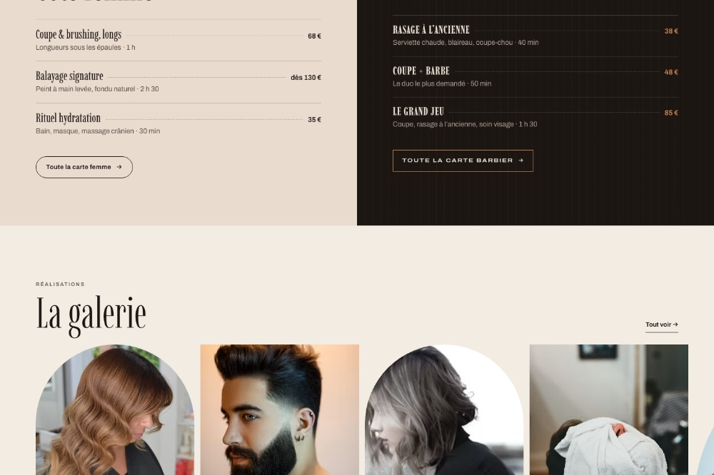 Galerie du site Racine